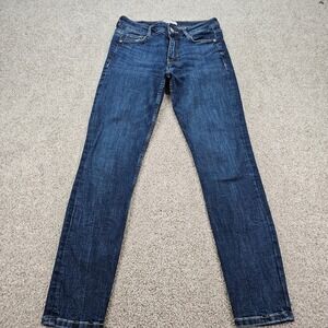 ZARA Dark Wash Skinny Jeans Women Size 8 Made in Pakistan